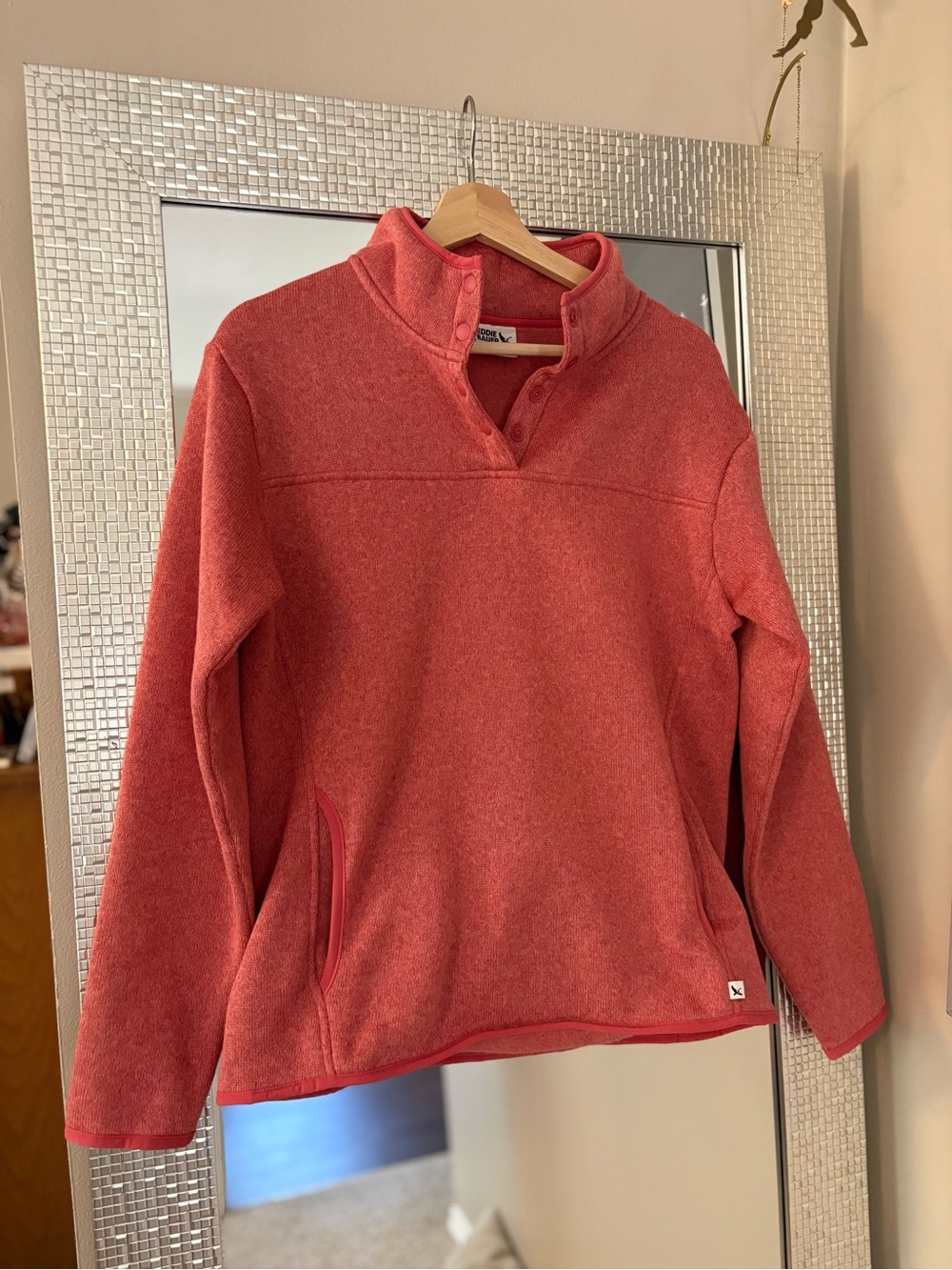 Eddie Bauer - Fleece Snap-Placket Pullover Sweater